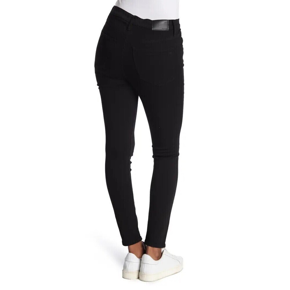 Madewell Women's Jeans 9" Mid Rise Skinny Jeans in Black Size 29